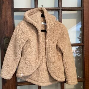 Abercrombie Kids Tan Sherpa Jacket